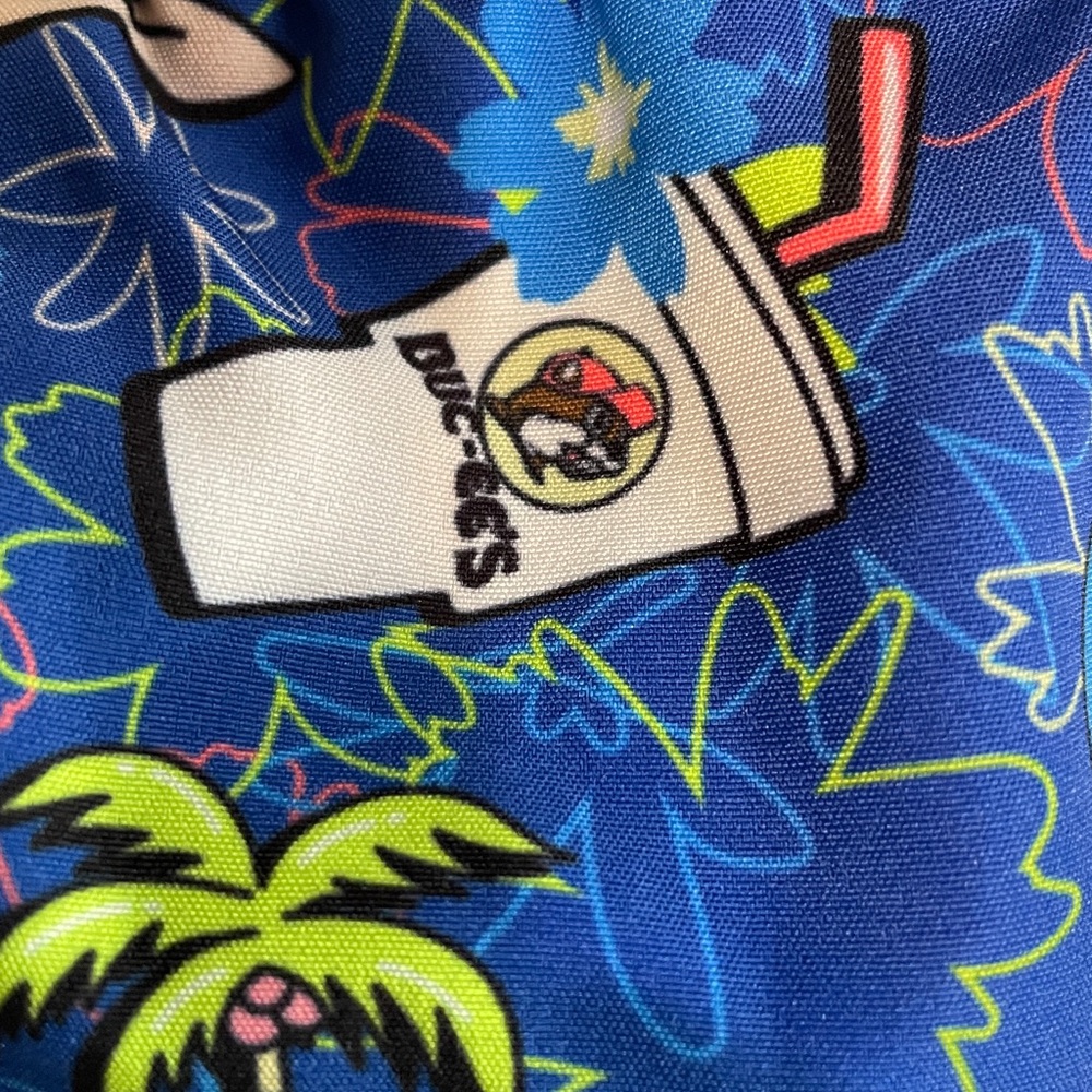 Buc-ee’s Size 2T Blue Tropical Print Swim Shorts - Picture 3 of 6